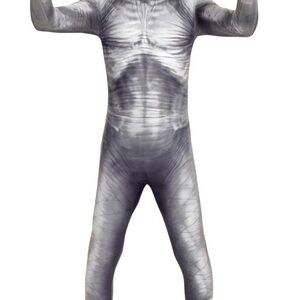 Spirit Halloween Rake Morph Suit Costume Gray Black M
